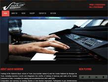 Tablet Screenshot of musicbyjaafar.com